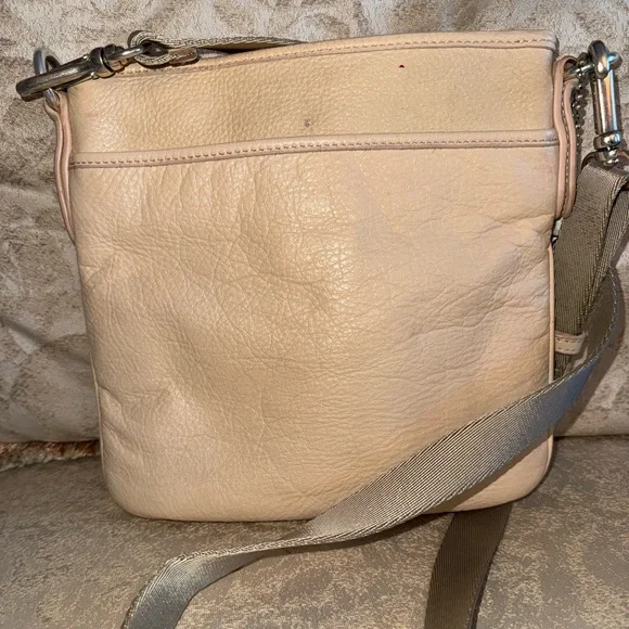 Ralph Lauren Beige Leather Crossbody - Picture 2 of 5